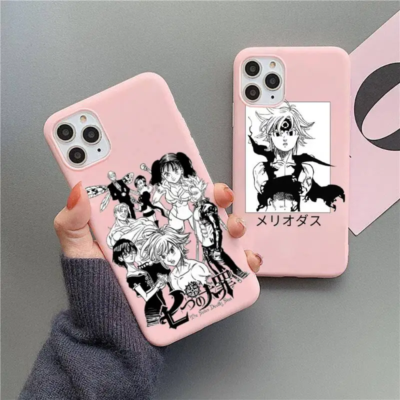 Nanatsu no Taizai Seven Deadly Sin Phone Case Pink Candy Color for iPhone 11 12 mini pro XS MAX 8 7 6 6S Plus X SE 2020 XR
Nanatsu no Taizai Seven Deadly Sin Phone Case Pink Candy Color for iPhone 11 12 mini pro XS MAX 8 7 6 6S Plus X SE 2020 XR