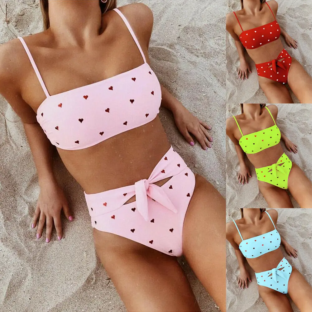 Для женщин бикини купальники женский купальник Maillot De Bain купальный костюм с пуш-ап Бра + Высокая талия трусы в форме сердца Купальник-бикини ...
Для женщин бикини купальники женский купальник Maillot De Bain купальный костюм с пуш-ап Бра + Высокая талия трусы в форме сердца Купальник-бикини ...