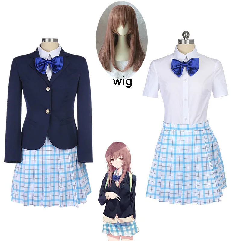 A Silent Voice Shouko Nishimiya Shoko Cosplay Costume Japanese Anime The Shape Of Voice School Uniform Suit Outfit Clothes wig
A Silent Voice Shouko Nishimiya Shoko Cosplay Costume Japanese Anime The Shape Of Voice School Uniform Suit Outfit Clothes wig