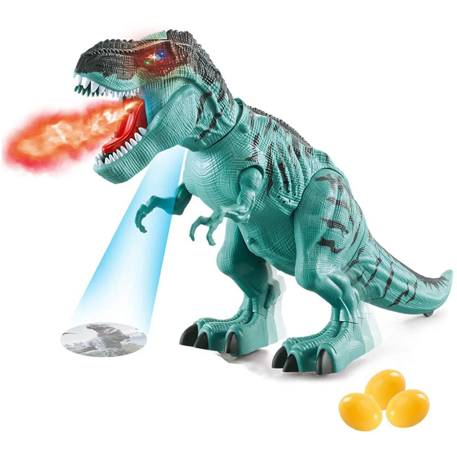 Игрушечный динозавр тираннозавр T-Rex с имитацией пламени, для детей, ходячий динозавр, распылитель воды, красный светильник и реалистичные з...
Игрушечный динозавр тираннозавр T-Rex с имитацией пламени, для детей, ходячий динозавр, распылитель воды, красный светильник и реалистичные з...