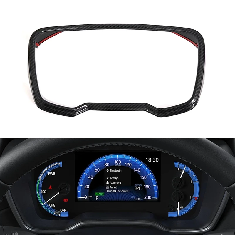 for Toyota Corolla Cross XG10 2020 2021 Carbon Fiber Interior Dashboard Meter Display Frame Trim Cover
for Toyota Corolla Cross XG10 2020 2021 Carbon Fiber Interior Dashboard Meter Display Frame Trim Cover