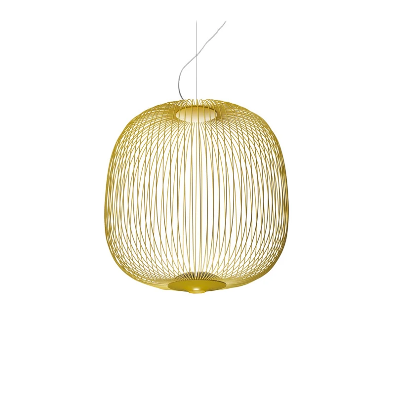 Nordic Remote control Foscarini Spokes Bird Cage Chandelier Industrial style Black White Yellow Iron indoor lighting Fixtures
Nordic Remote control Foscarini Spokes Bird Cage Chandelier Industrial style Black White Yellow Iron indoor lighting Fixtures