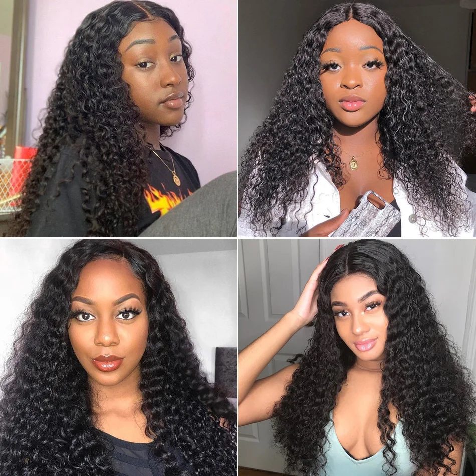 DOMINO Deep Wave Lace Front Human Hair Wigs For Women 13X4 Lace Frontal Wig Indian kinky Curly Lace Closure Wig 4X4 Lace Wig
DOMINO Deep Wave Lace Front Human Hair Wigs For Women 13X4 Lace Frontal Wig Indian kinky Curly Lace Closure Wig 4X4 Lace Wig
