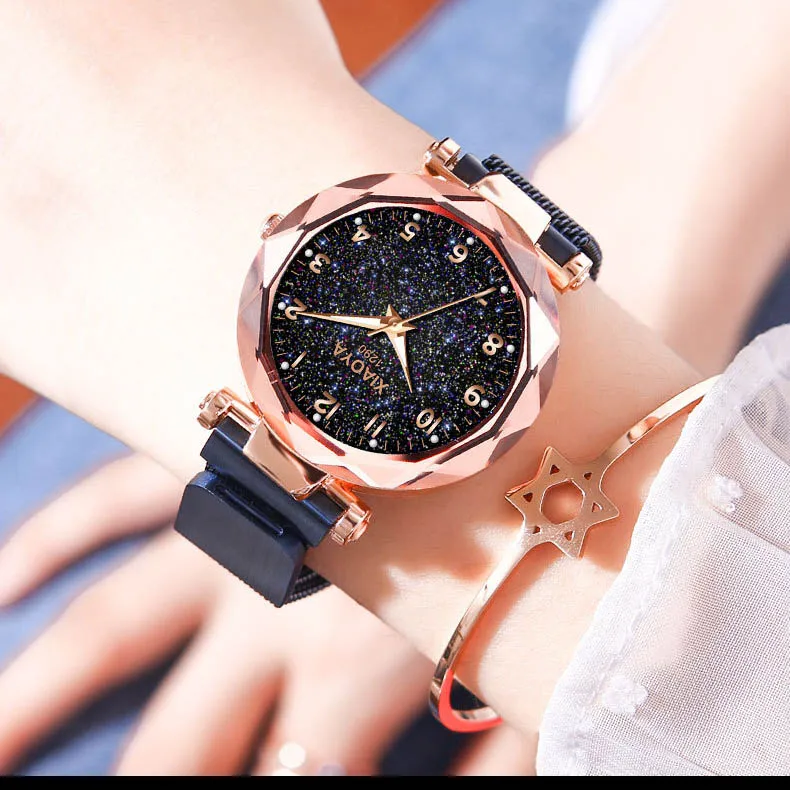Magnetic Starry Sky Women Wrist Watch 2019 For Ladies Top Brand Luxury Watch Rose Gold relogio feminino Female Clock reloj mujer
Magnetic Starry Sky Women Wrist Watch 2019 For Ladies Top Brand Luxury Watch Rose Gold relogio feminino Female Clock reloj mujer