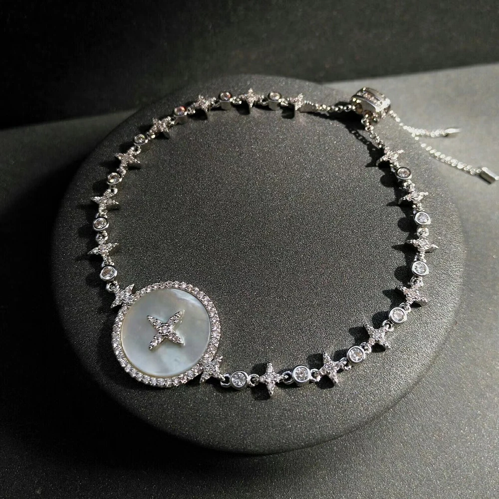 women's hand bracelets s925 sterling silver classic star mother shell bracelet women fashion Korean pop style hand jewelry
women's hand bracelets s925 sterling silver classic star mother shell bracelet women fashion Korean pop style hand jewelry