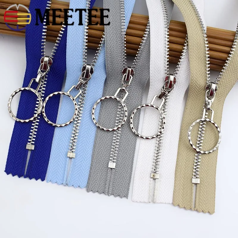 Meetee 5pcs Close-End 20/30cm Open-End 40-70cm 3# Metal Silver Tooth Zipper DIY Garment Textile Decor Zip Sewing Accessories
Meetee 5pcs Close-End 20/30cm Open-End 40-70cm 3# Metal Silver Tooth Zipper DIY Garment Textile Decor Zip Sewing Accessories
