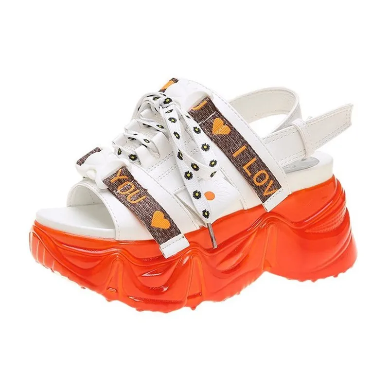 Women's Sandals 2021 Fashion Muffin Bottom Platform Summer Thick Soled Peep Toe Beach Footwear Casual Chunky Wedges Female Shoes
Women's Sandals 2021 Fashion Muffin Bottom Platform Summer Thick Soled Peep Toe Beach Footwear Casual Chunky Wedges Female Shoes
