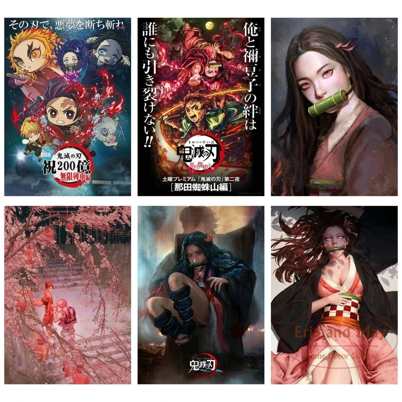 Japanese Anime Demon Slayer Blade Infinite Train Posters And Prints Canvas Painting Abstract Decorative Home Decor Plakat 
Japanese Anime Demon Slayer Blade Infinite Train Posters And Prints Canvas Painting Abstract Decorative Home Decor Plakat