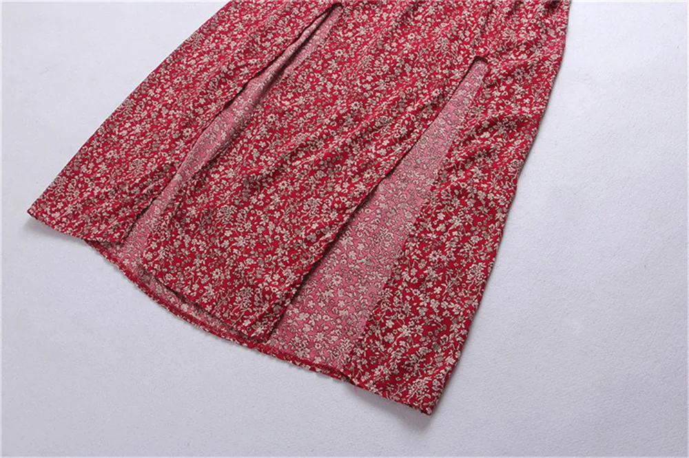 Summer Fashion Elegant Boho Print Slit Maxi Dress Women French Romantic Party Vacation Beach Casual Floral Dress Ladies
Summer Fashion Elegant Boho Print Slit Maxi Dress Women French Romantic Party Vacation Beach Casual Floral Dress Ladies