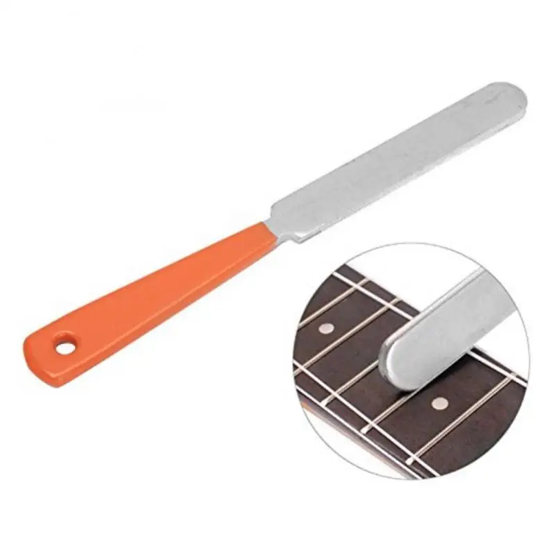 Guitar File Stainless Steel Guitar Fret Crowning Narrow Dual Edge Tools File Narrow Dual Cutting Edge Tool With Rubber Handle 
Guitar File Stainless Steel Guitar Fret Crowning Narrow Dual Edge Tools File Narrow Dual Cutting Edge Tool With Rubber Handle