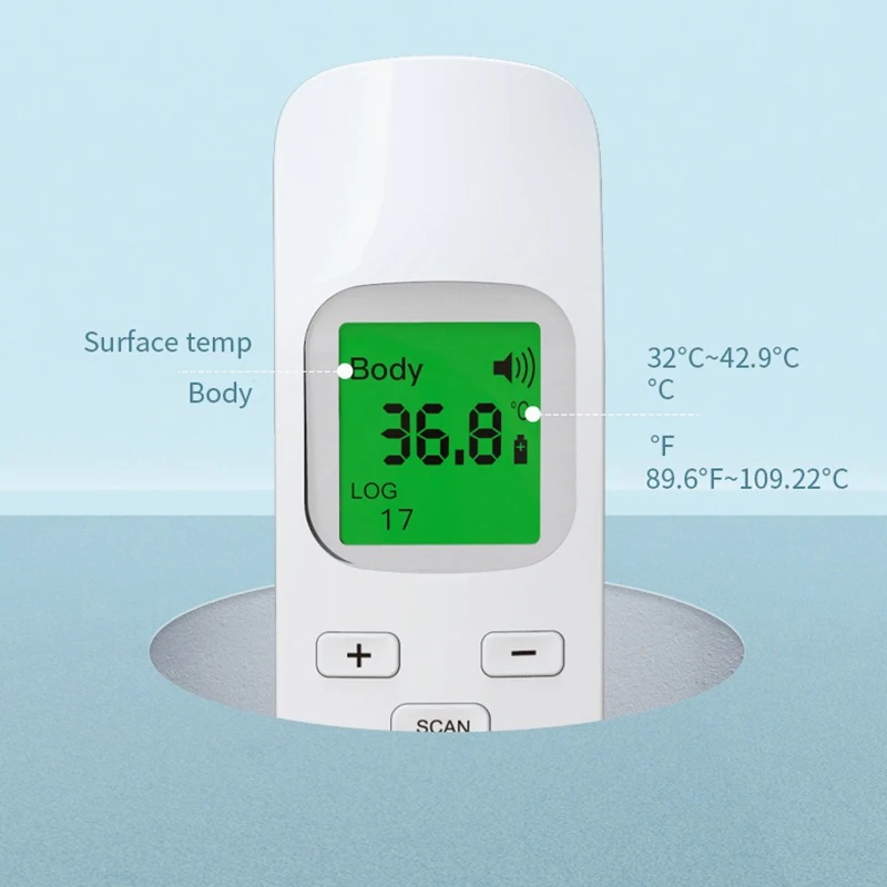 Electronic infrared ear heat ear thermometer non-contact household children's thermometer light and portable with quick measurem
Electronic infrared ear heat ear thermometer non-contact household children's thermometer light and portable with quick measurem
