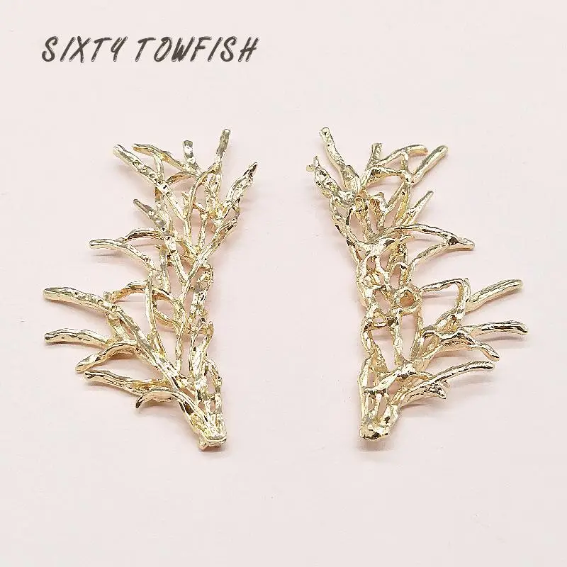 10 Pieces 56mm*97mm Fashion Metal Alloy KC Gold Color Branch Connectors Charms For DIY Jewelry Making
10 Pieces 56mm*97mm Fashion Metal Alloy KC Gold Color Branch Connectors Charms For DIY Jewelry Making