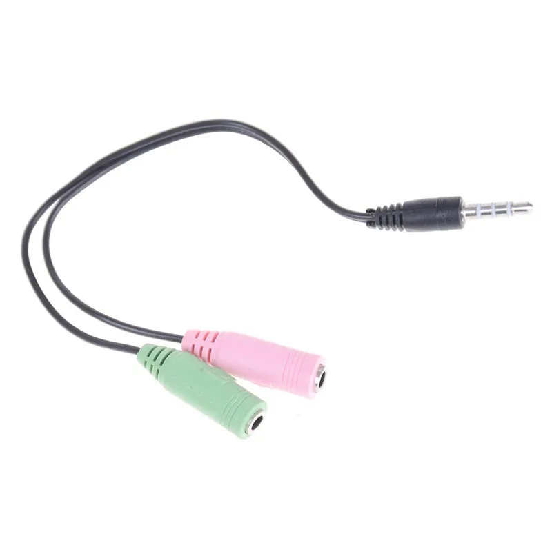 1 PCS 3.5mm Stereo Headphone Microphone Audio Y Splitter Cable Adapter Plug Jack Cord
1 PCS 3.5mm Stereo Headphone Microphone Audio Y Splitter Cable Adapter Plug Jack Cord