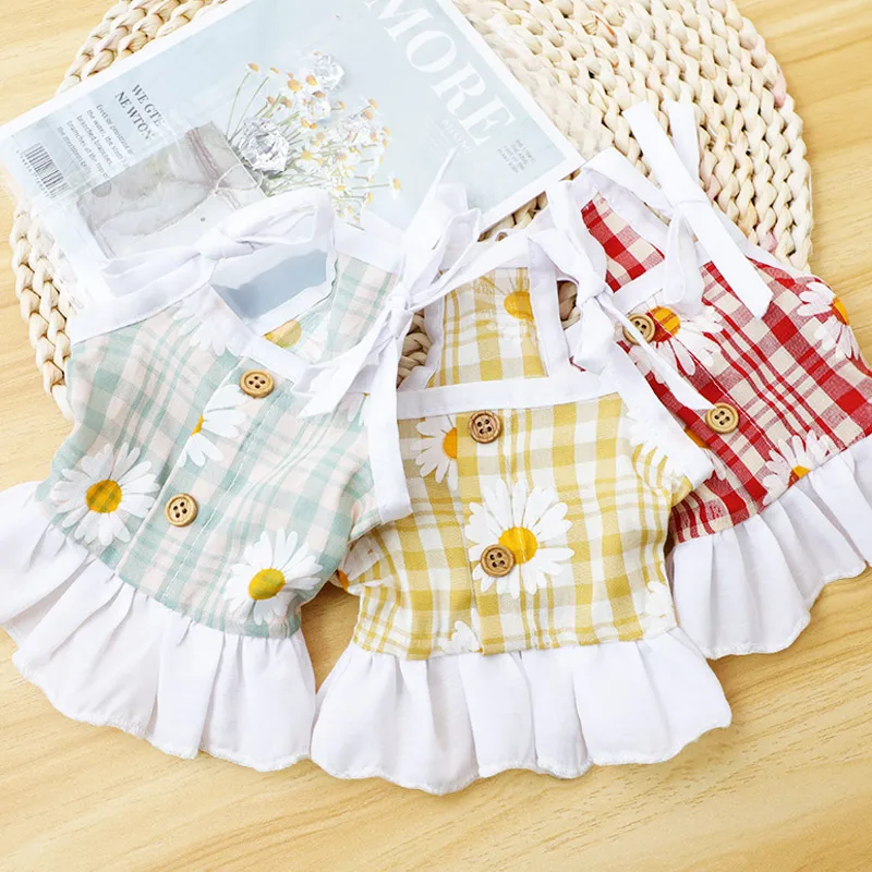 Pet Puppy Princess Skirt Pomeranian Schnauzer Dress Cat and Dog Summer Breathable Clothes Bitch Plaid Skirt Pet Gift XS-XL
Pet Puppy Princess Skirt Pomeranian Schnauzer Dress Cat and Dog Summer Breathable Clothes Bitch Plaid Skirt Pet Gift XS-XL