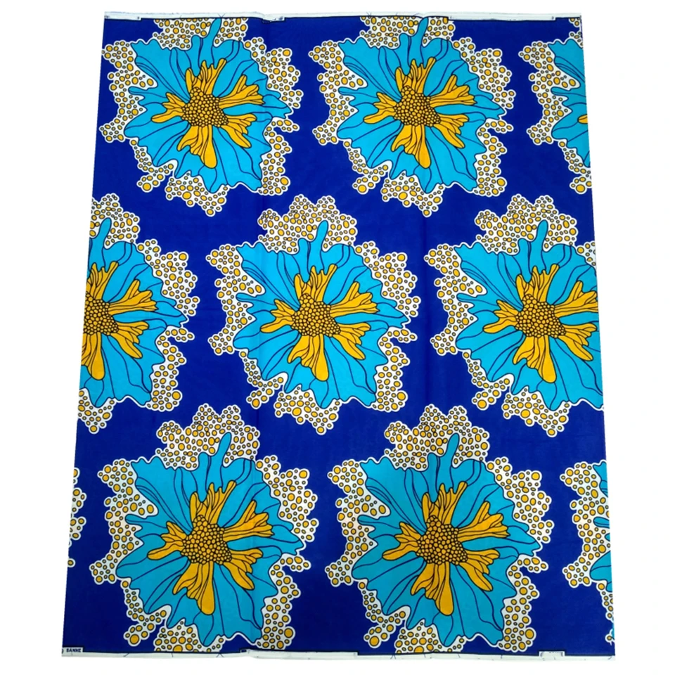 

6 Yards Ankara Mitex Wax Print/ African Fabrics Kitenge/Pagnes/Tissues Africain/ Lapa/Chitenge LBL-57
