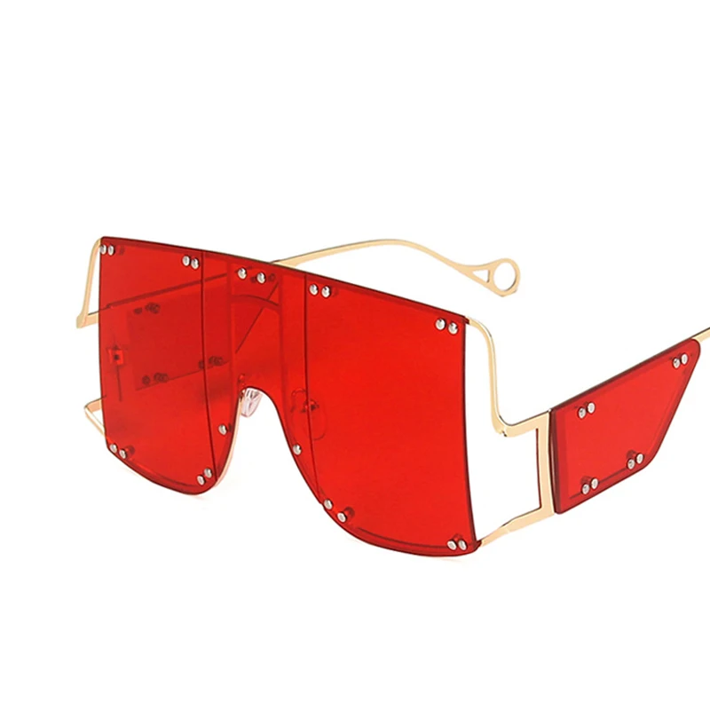 Fashion Square Sunglasses Women New Oversized Mirror Men Shades Glasses Luxury Brand Metal Rivet Trend Unique Female Eyewear
Fashion Square Sunglasses Women New Oversized Mirror Men Shades Glasses Luxury Brand Metal Rivet Trend Unique Female Eyewear