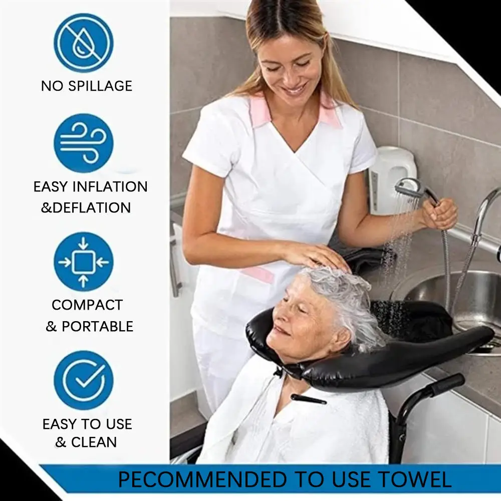 Inflatable Hair Washing Basin Portable PVC Inflatable Shampoo Basin For Pregnant Women The Disabled Quickly Inflate Deflate
Inflatable Hair Washing Basin Portable PVC Inflatable Shampoo Basin For Pregnant Women The Disabled Quickly Inflate Deflate