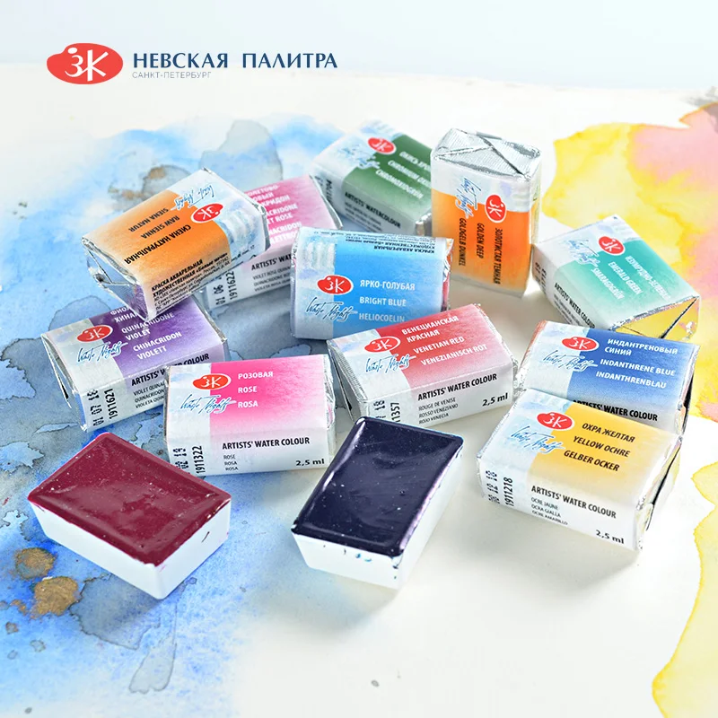 Russia White Night Monochrome Solid Watercolor Paint Beginner Artist-Grade Aquarela Pigment Art Supplies 
Russia White Night Monochrome Solid Watercolor Paint Beginner Artist-Grade Aquarela Pigment Art Supplies