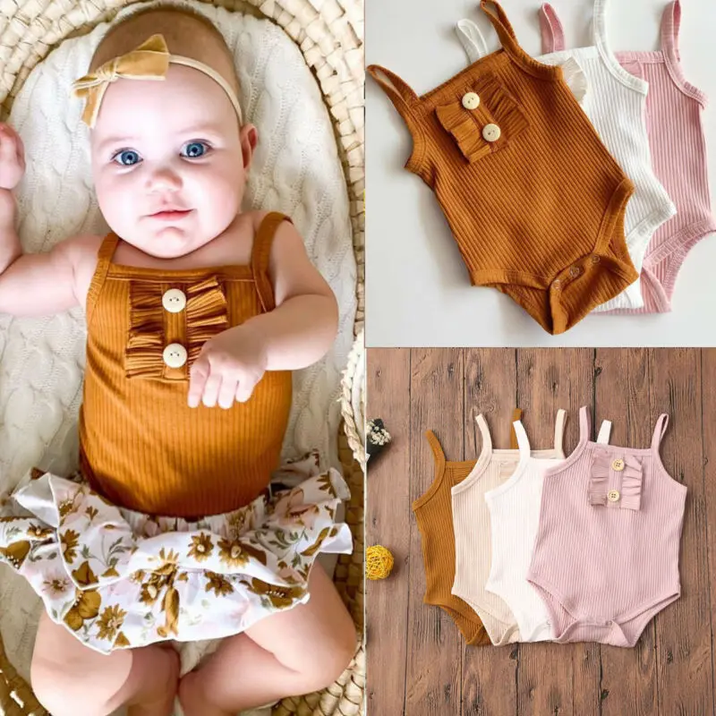 Summer Newborn Infant Kids Baby Girl Sleeveless Jumpsuit Bodysuit Playsuit Summer Baby Bodysuits Sold Color Clothes Outfits
Summer Newborn Infant Kids Baby Girl Sleeveless Jumpsuit Bodysuit Playsuit Summer Baby Bodysuits Sold Color Clothes Outfits