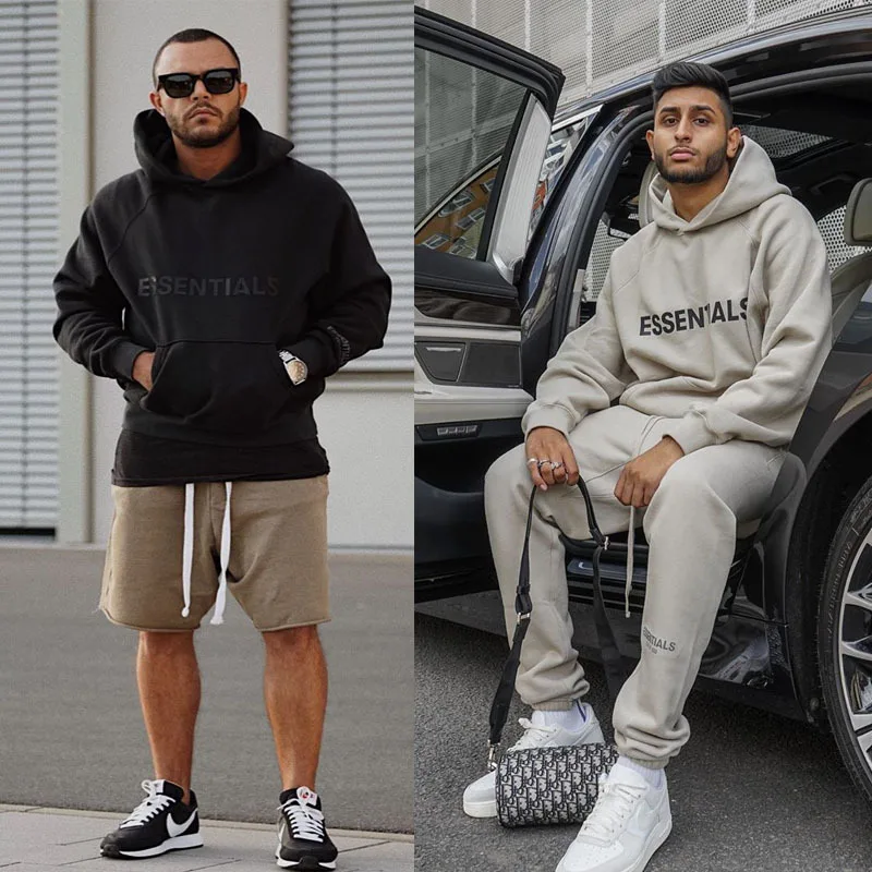 Fw21 classic men's ESSENTIALS 1:1 Hoodie Sweatshirt fashion rubber lettered print hip hop loose Unisex oversize cotton Hoodie
Fw21 classic men's ESSENTIALS 1:1 Hoodie Sweatshirt fashion rubber lettered print hip hop loose Unisex oversize cotton Hoodie