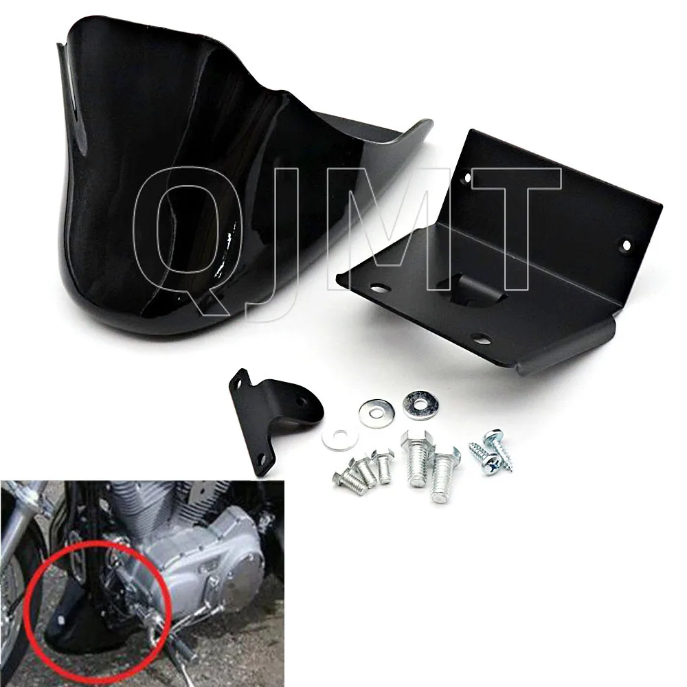 Black Front Spoiler Chin Fairing fit for Harley Sportster XL1200 Iron 883 04-18 | Автомобили и мотоциклы