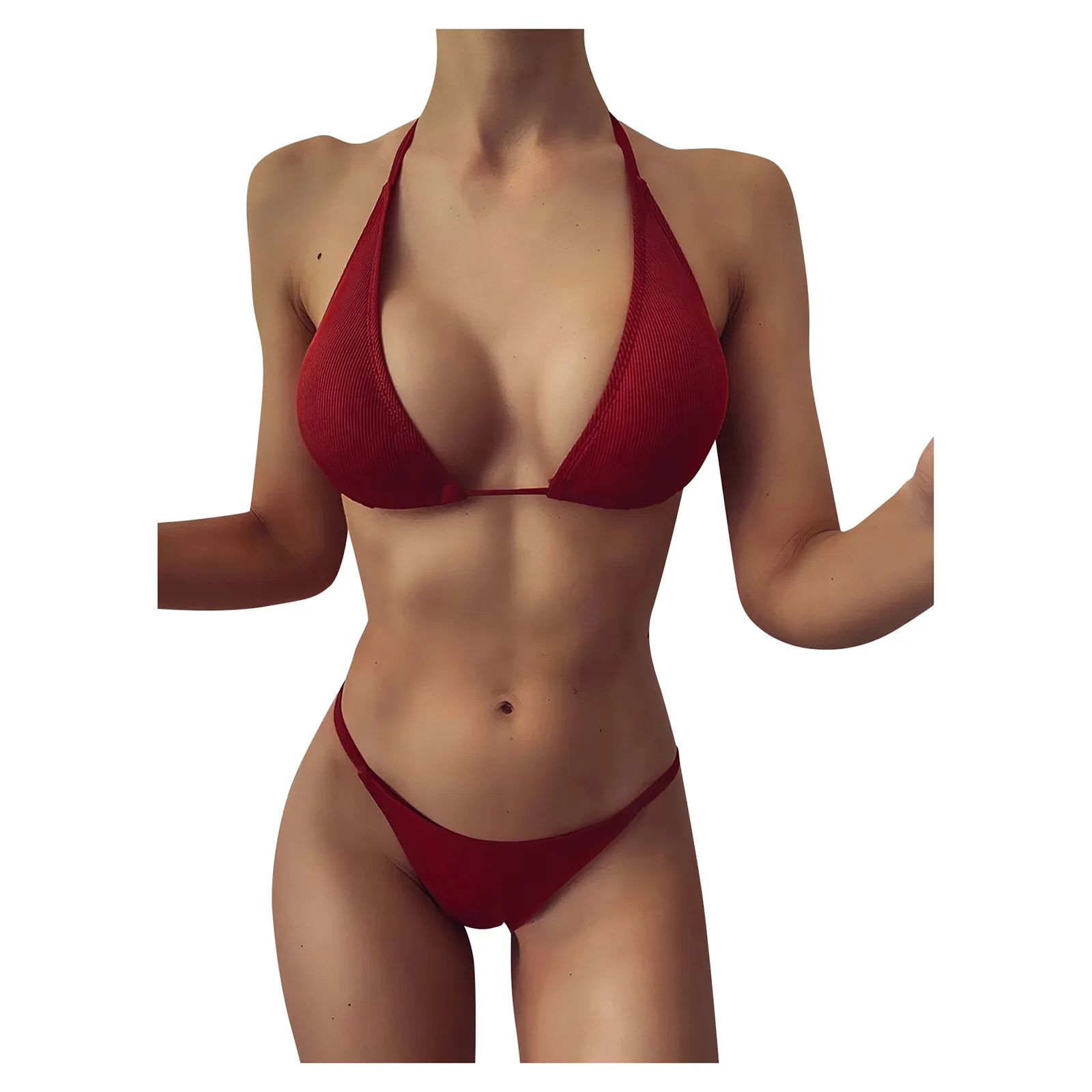 Swimwear women Striped Push Up High Cut Hight Waist Halter Bikini Set Two Piece Swimsuit women's swimming suit Biquini Monokin
Swimwear women Striped Push Up High Cut Hight Waist Halter Bikini Set Two Piece Swimsuit women's swimming suit Biquini Monokin