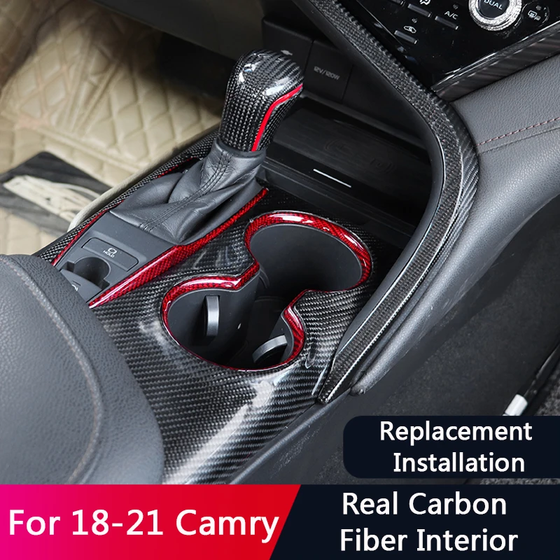 QHCP Real Carbon Fiber Gear Panel Window Lift Frame Cover Central Console Strips Trim Sticker Fit For Toyota Camry 2018-2021 LHD
QHCP Real Carbon Fiber Gear Panel Window Lift Frame Cover Central Console Strips Trim Sticker Fit For Toyota Camry 2018-2021 LHD