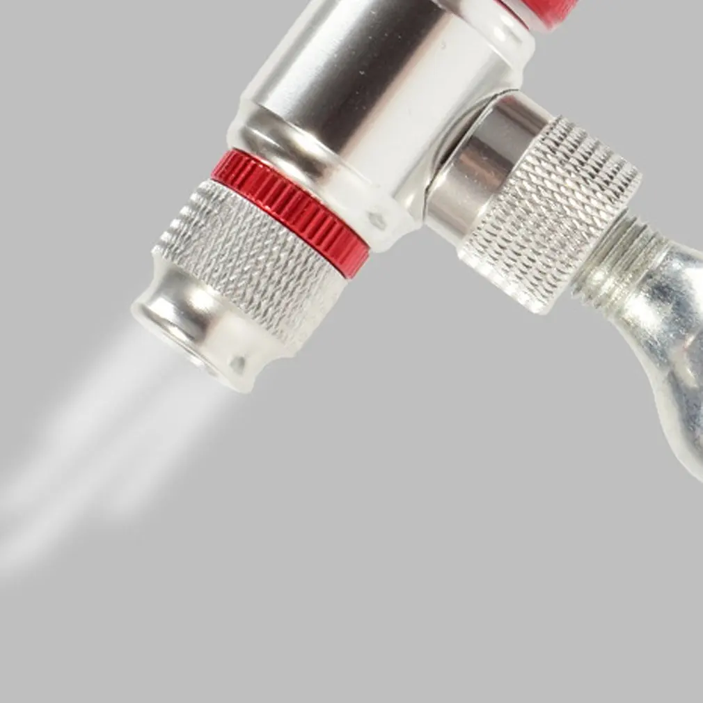 CO2 Pump For Bicycle Schrader Presta Adapter Bike Inflator Aluminum Tire Tube Mini size MTB Pumps CO2 Cartridge
CO2 Pump For Bicycle Schrader Presta Adapter Bike Inflator Aluminum Tire Tube Mini size MTB Pumps CO2 Cartridge