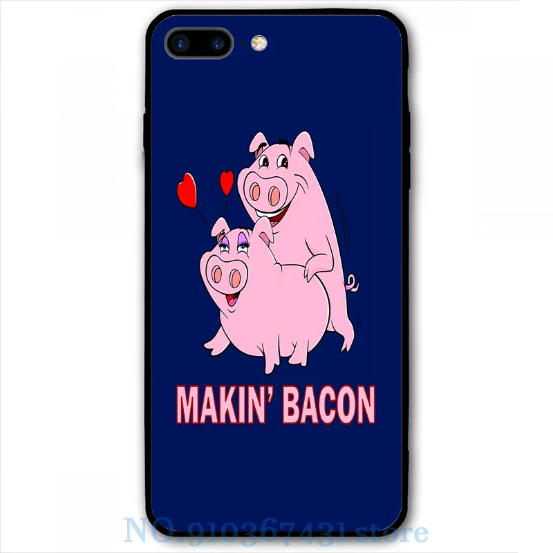 Чехол для телефона Makin Bacon Pig In Love iPhone 12 Pro 11 X XR XS Max 8 7 6 6s | Мобильные телефоны и