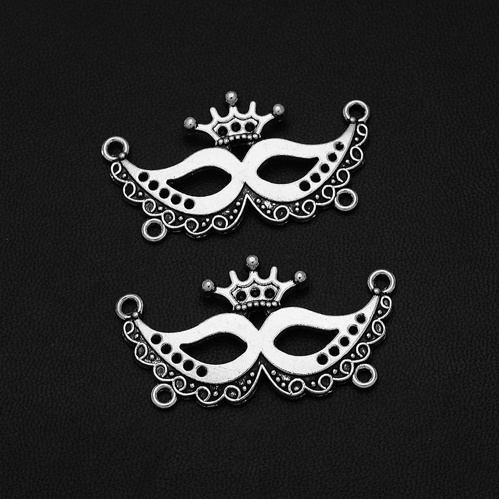 5pcs/Lots 22x40mm Antique Silver Plated Mardi Gras Charms Mask Pendants For Diy Creation Jewelry Making Accessories
5pcs/Lots 22x40mm Antique Silver Plated Mardi Gras Charms Mask Pendants For Diy Creation Jewelry Making Accessories