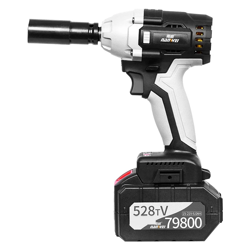 Brushless Electric Wrench Lithium Rechargeable Wrench Impact Car Scaffolding Woodworking Sleeve Air Gun
Brushless Electric Wrench Lithium Rechargeable Wrench Impact Car Scaffolding Woodworking Sleeve Air Gun