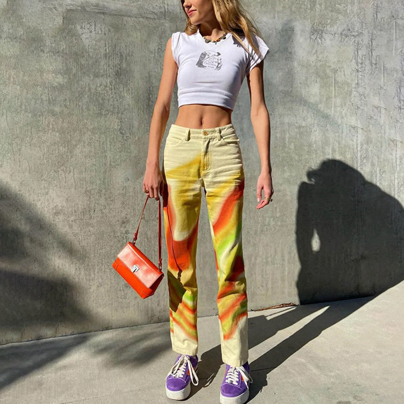 Female fashion jeans y2k beach style printed straight up high waist denim streetwear baggy jean retro mom boyfriend load pants
Female fashion jeans y2k beach style printed straight up high waist denim streetwear baggy jean retro mom boyfriend load pants