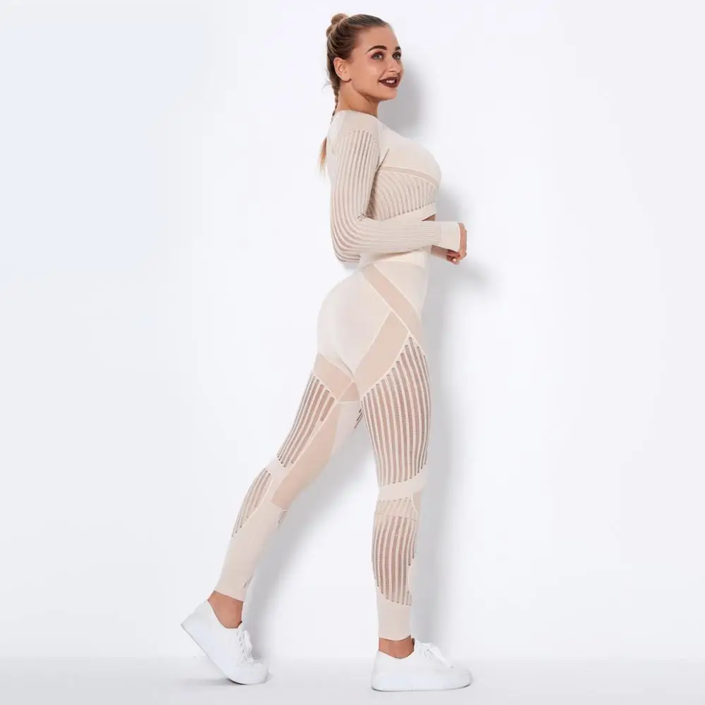 Hollow Out Seamless Yoga Set Sport Outfits Women Black Two 2 Piece Crop Top Bra Leggings Workout Gym suit Fitness Sport Sets
Hollow Out Seamless Yoga Set Sport Outfits Women Black Two 2 Piece Crop Top Bra Leggings Workout Gym suit Fitness Sport Sets