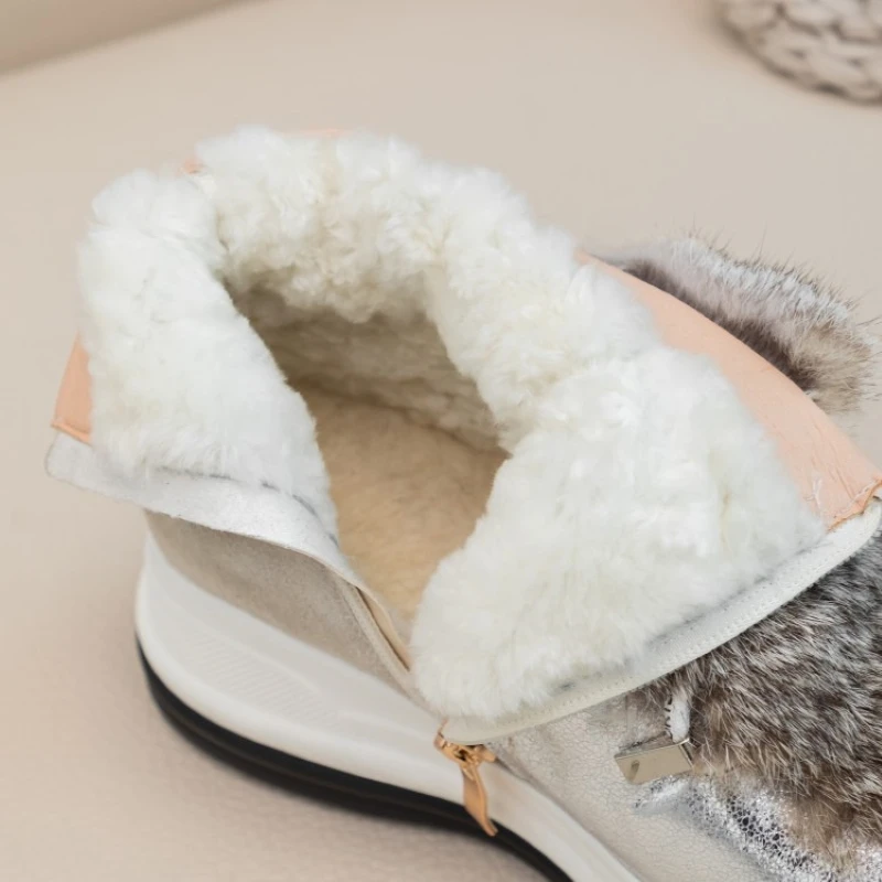 Women Ankle Boots Natural Leather Plus Size Cowhide +cow Suede+Wool Lining Winter Warm Cyberstar Boots Russian Winter Snow Boots
Women Ankle Boots Natural Leather Plus Size Cowhide +cow Suede+Wool Lining Winter Warm Cyberstar Boots Russian Winter Snow Boots