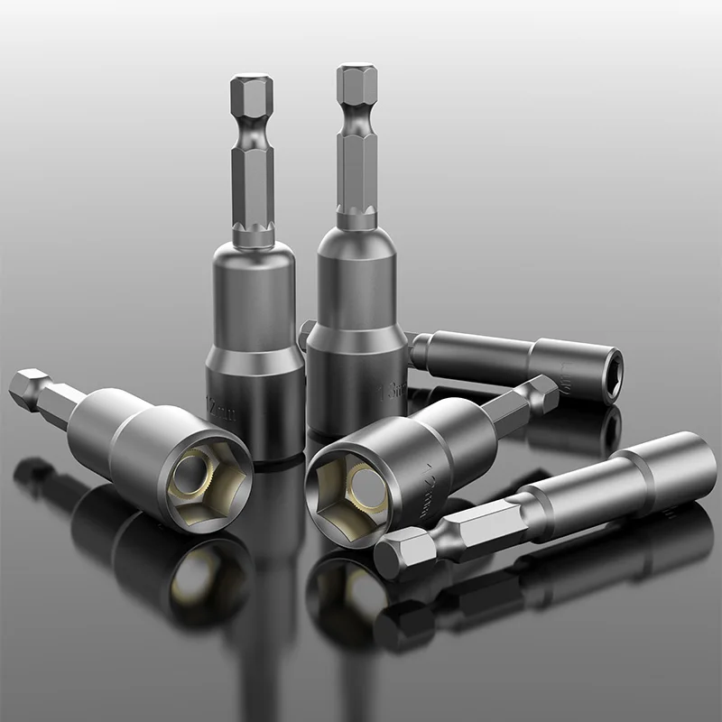 1pcs 65mm/100mm 5mm-19mm Professional Strong Magnetic Nut Driver Set Metric Socket 1/4 Inch Hex Shank Impact Drill Bit Adapter
1pcs 65mm/100mm 5mm-19mm Professional Strong Magnetic Nut Driver Set Metric Socket 1/4 Inch Hex Shank Impact Drill Bit Adapter