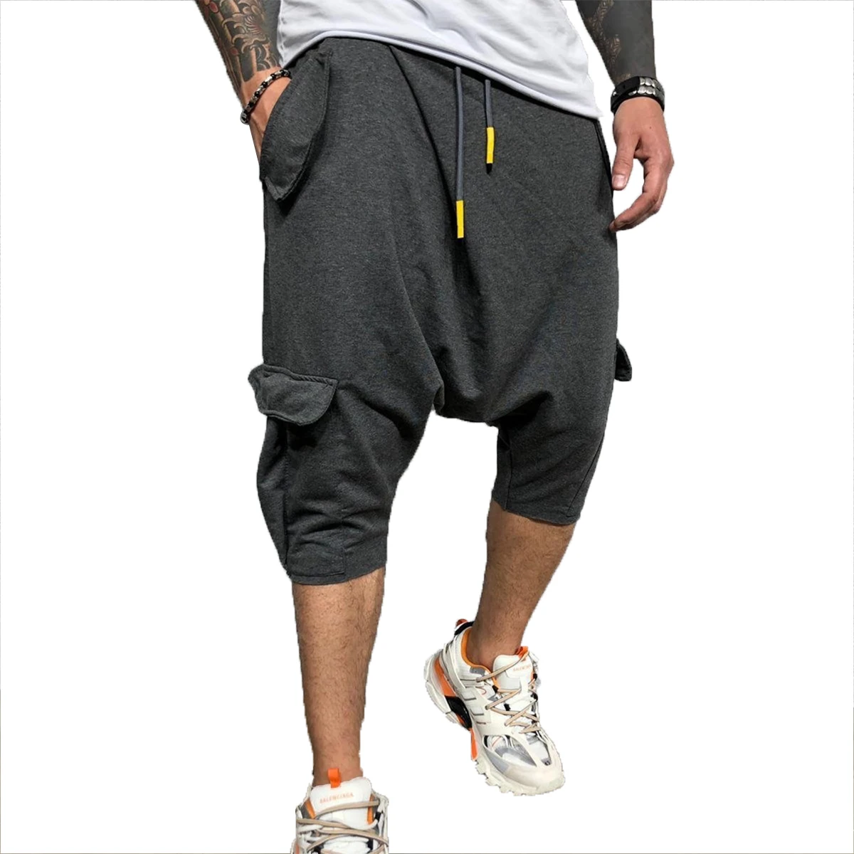 2020 Summer Autumn Men Harem Trousers Male Breathable Solid Color Hip-hop Style Loose Pants Streetwear Casual Cropped Trousers
2020 Summer Autumn Men Harem Trousers Male Breathable Solid Color Hip-hop Style Loose Pants Streetwear Casual Cropped Trousers