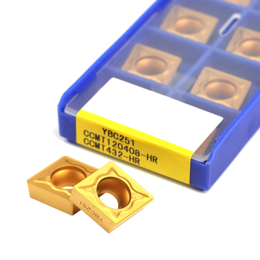 10PCS CCMT120404-HM/120408-HM CCMT120404-HR/120408-HR CCMT120404-53/120408-53 YBC251/YBC252 ZCC.CT CNC carbide turning inserts
10PCS CCMT120404-HM/120408-HM CCMT120404-HR/120408-HR CCMT120404-53/120408-53 YBC251/YBC252 ZCC.CT CNC carbide turning inserts