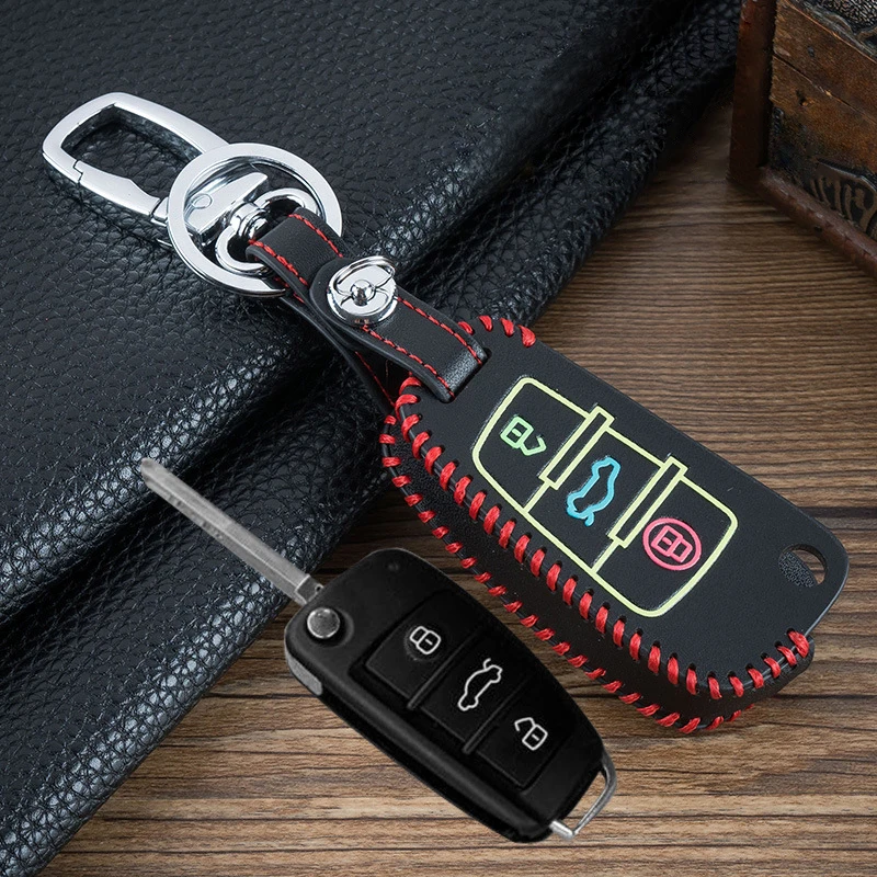 Car Holder Key Bag Holder Chain Top Layer Genuine Leather Car Key Case 3 Buttons Smart Remote Fob Cover Keychain Bag
Car Holder Key Bag Holder Chain Top Layer Genuine Leather Car Key Case 3 Buttons Smart Remote Fob Cover Keychain Bag