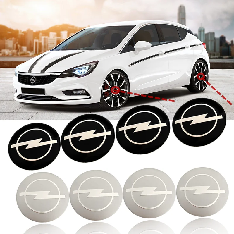 4 шт. 3D Opel 56 мм 60 65 металлическая наклейка автостайлинг для центра колеса колпачки