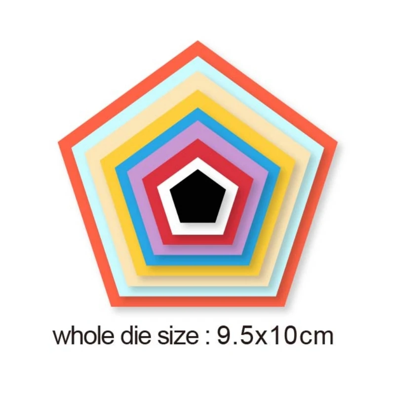 Pentagon frame Metal Cutting Dies 2020 new Scrapbooking Stencil DIY Paper Card Decorative Embossing Die Cut Craft Dies
Pentagon frame Metal Cutting Dies 2020 new Scrapbooking Stencil DIY Paper Card Decorative Embossing Die Cut Craft Dies
