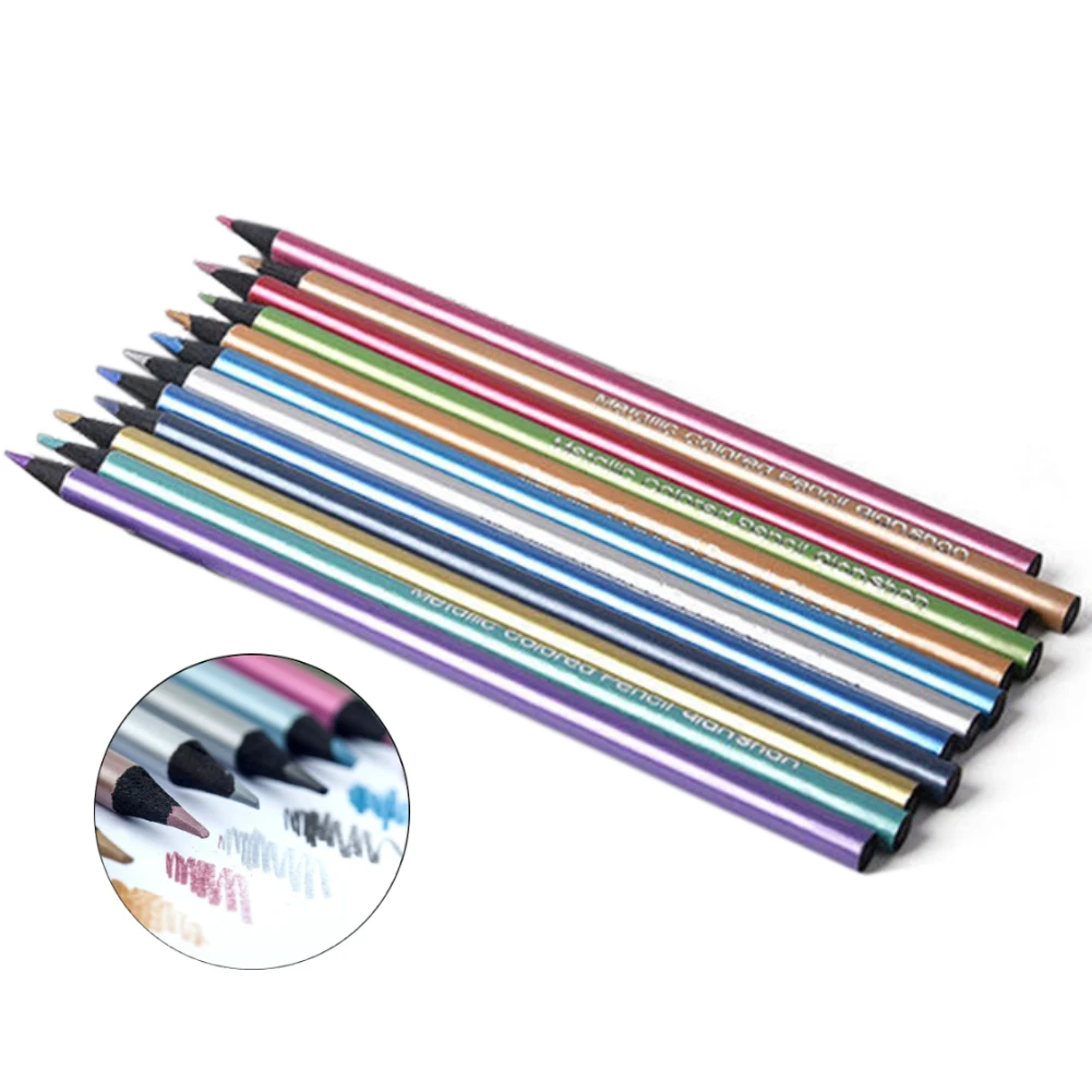 12 Colors Stationery Pencil Gift Professional Student DIY Craft Lead Eco Friendly Art Drawing School Sketch Sparkling
12 Colors Stationery Pencil Gift Professional Student DIY Craft Lead Eco Friendly Art Drawing School Sketch Sparkling