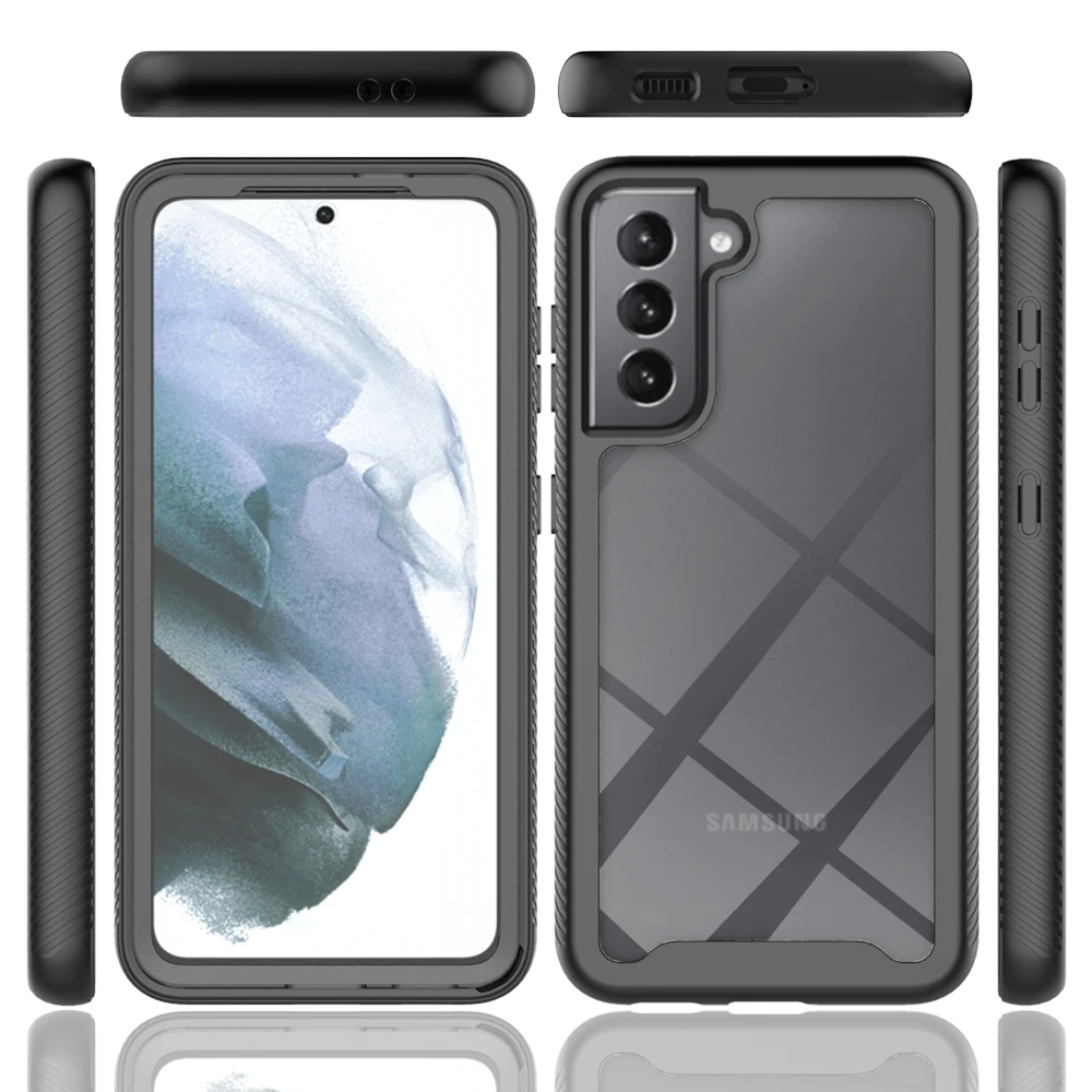360 Full Coverage Transparent Screen 3 in 1 Phone Case For Samsung Galaxy S21 S20 Plus FE Back Shockproof Heavy Protection Cover
360 Full Coverage Transparent Screen 3 in 1 Phone Case For Samsung Galaxy S21 S20 Plus FE Back Shockproof Heavy Protection Cover