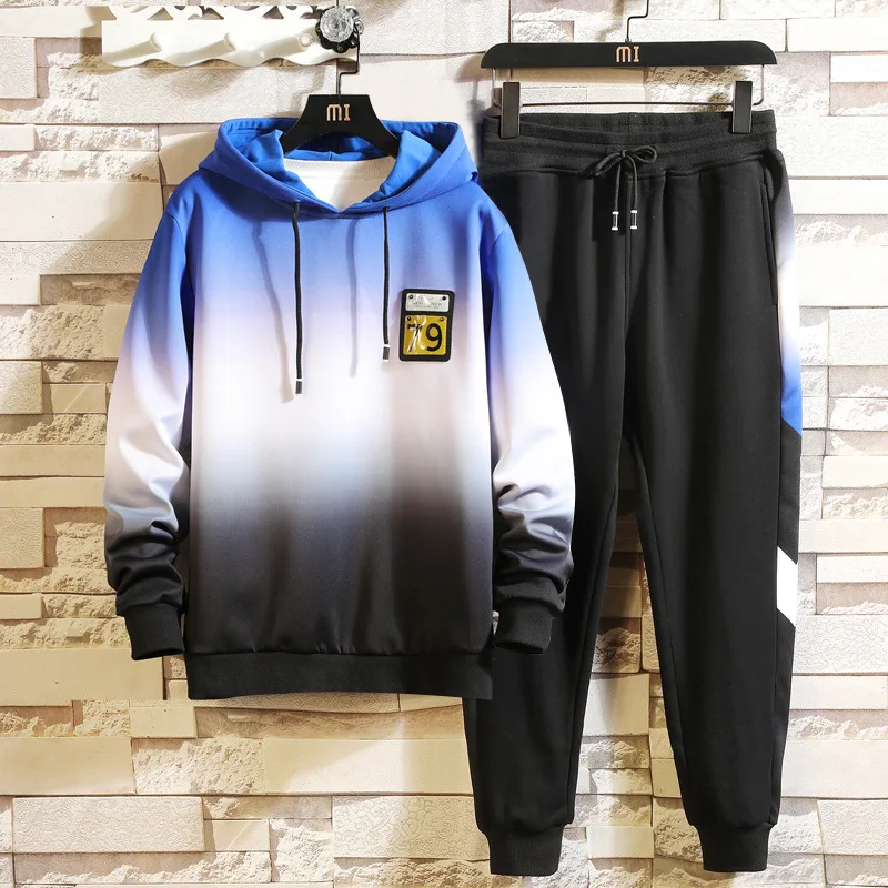 New Fashion Men Set Zipper Hoodies+Pants Sets Male Tracksuit Men's Casual Slim Fit Sportswear Male Brand Sweat Shirts Clothing
New Fashion Men Set Zipper Hoodies+Pants Sets Male Tracksuit Men's Casual Slim Fit Sportswear Male Brand Sweat Shirts Clothing