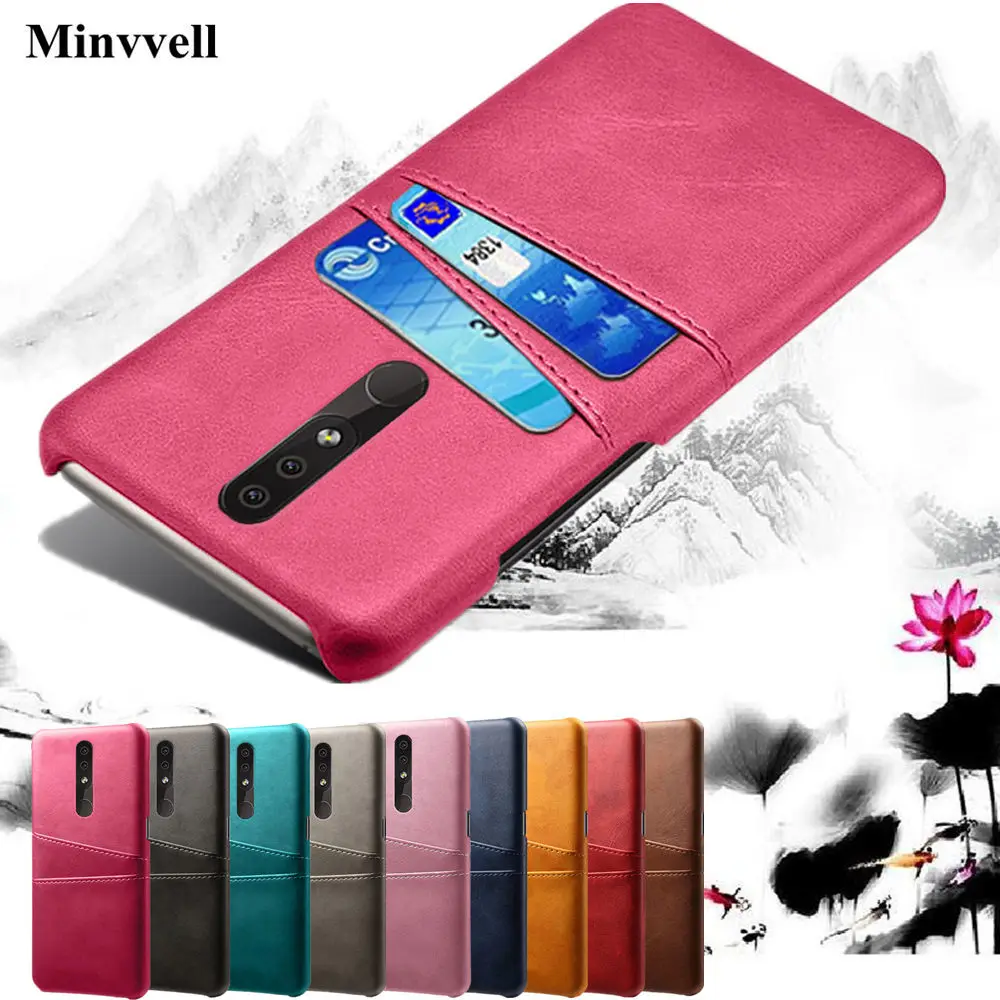 

Leather Card Holder Phone Cases For Nokia 2 1 7 2.1 2.2 3.1 3.2 4.2 5.1 6.1 8.1 7.2 7.1 Plus X5 X6 X7 X71 9 Pureview Cover