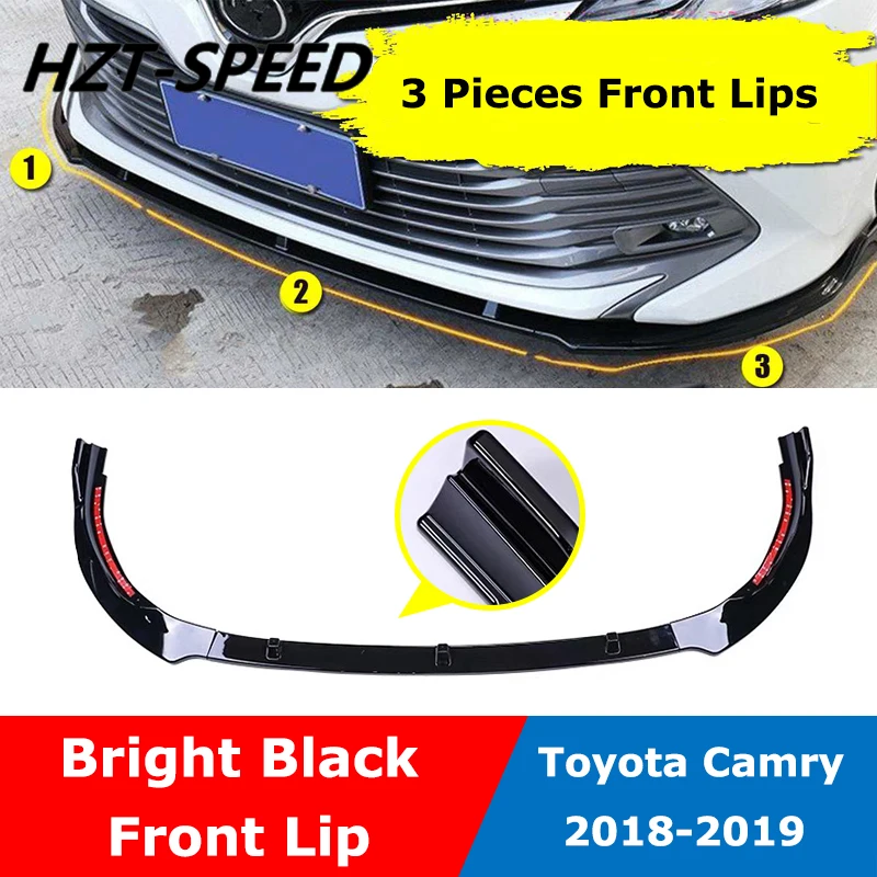 ABS Carbon Fiber 3 Piece Car Front Bumper Lip Cover Trim Spoiler Diffuser Splitter Guard For Toyota For Camry L LE XLE 18-19
ABS Carbon Fiber 3 Piece Car Front Bumper Lip Cover Trim Spoiler Diffuser Splitter Guard For Toyota For Camry L LE XLE 18-19