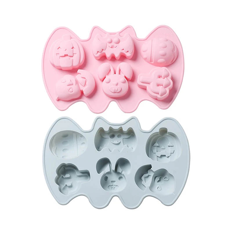 1 Pc Cute Bat Shape Mold Halloween Silicone Chocolate Mold Non-stick Silicone 6 Hole Cake Mold Jelly And Candy 3D Mold DIY
1 Pc Cute Bat Shape Mold Halloween Silicone Chocolate Mold Non-stick Silicone 6 Hole Cake Mold Jelly And Candy 3D Mold DIY