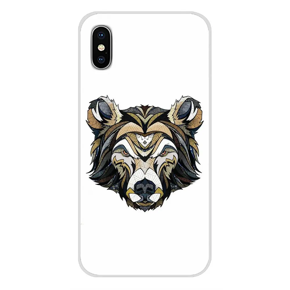 Для Apple iPhone X XR XS 11 12Pro MAX 4S 5S 5C SE 2020 6S 7 8 Plus ipod 5 6 в ацтекском стиле животных: кролика