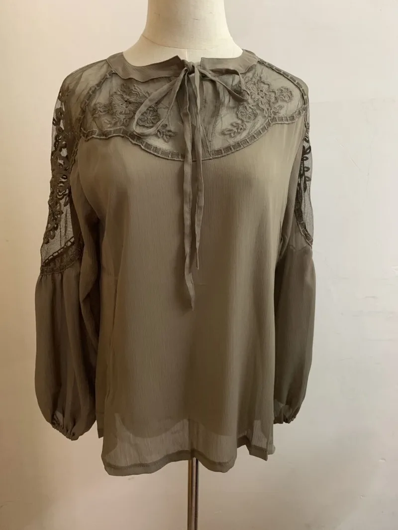 White Floral Chiffon Lace Blouse Shirt Women Top Vintage Lantern Long Sleeve Sexy See Through Blouses Boho Beach Blusa
White Floral Chiffon Lace Blouse Shirt Women Top Vintage Lantern Long Sleeve Sexy See Through Blouses Boho Beach Blusa