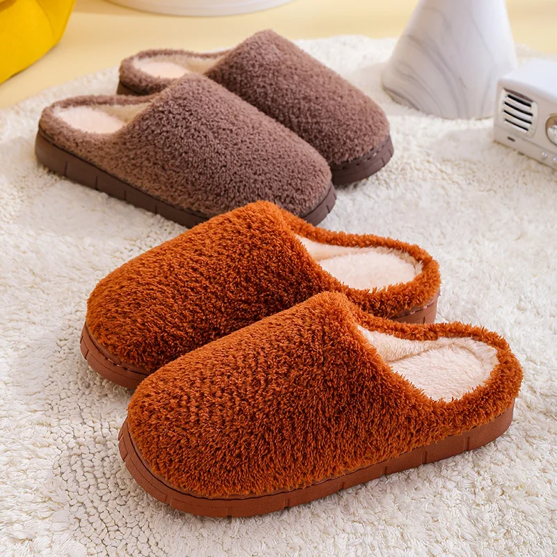 Plush Cotton Slippers for Women Spring, Autumn and Winter Home Household Indoor Non-slip Warm Shoes Couple Men's Cotton Slippers
Plush Cotton Slippers for Women Spring, Autumn and Winter Home Household Indoor Non-slip Warm Shoes Couple Men's Cotton Slippers