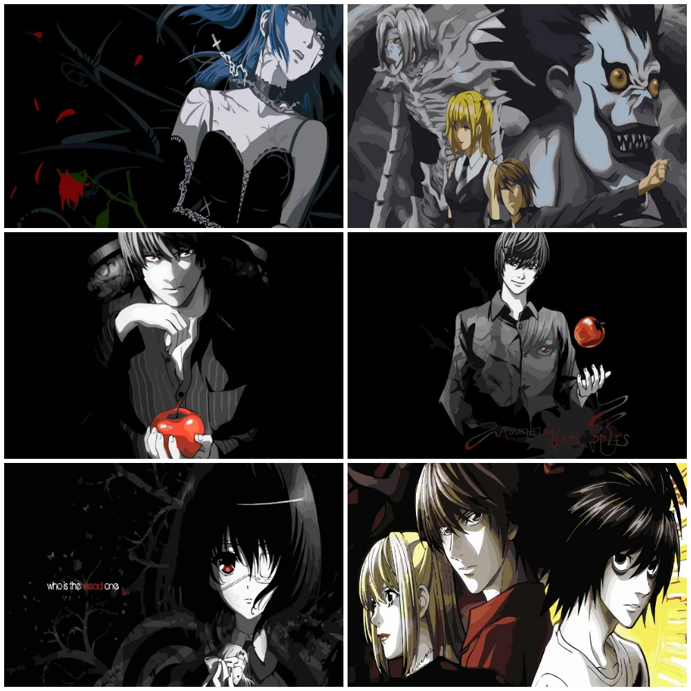 Japanese Classic Manga Room Decor Pictures for Home Decor Death Note Nordic Poster Wall Art Canvas Painting Posters and Prints
Japanese Classic Manga Room Decor Pictures for Home Decor Death Note Nordic Poster Wall Art Canvas Painting Posters and Prints